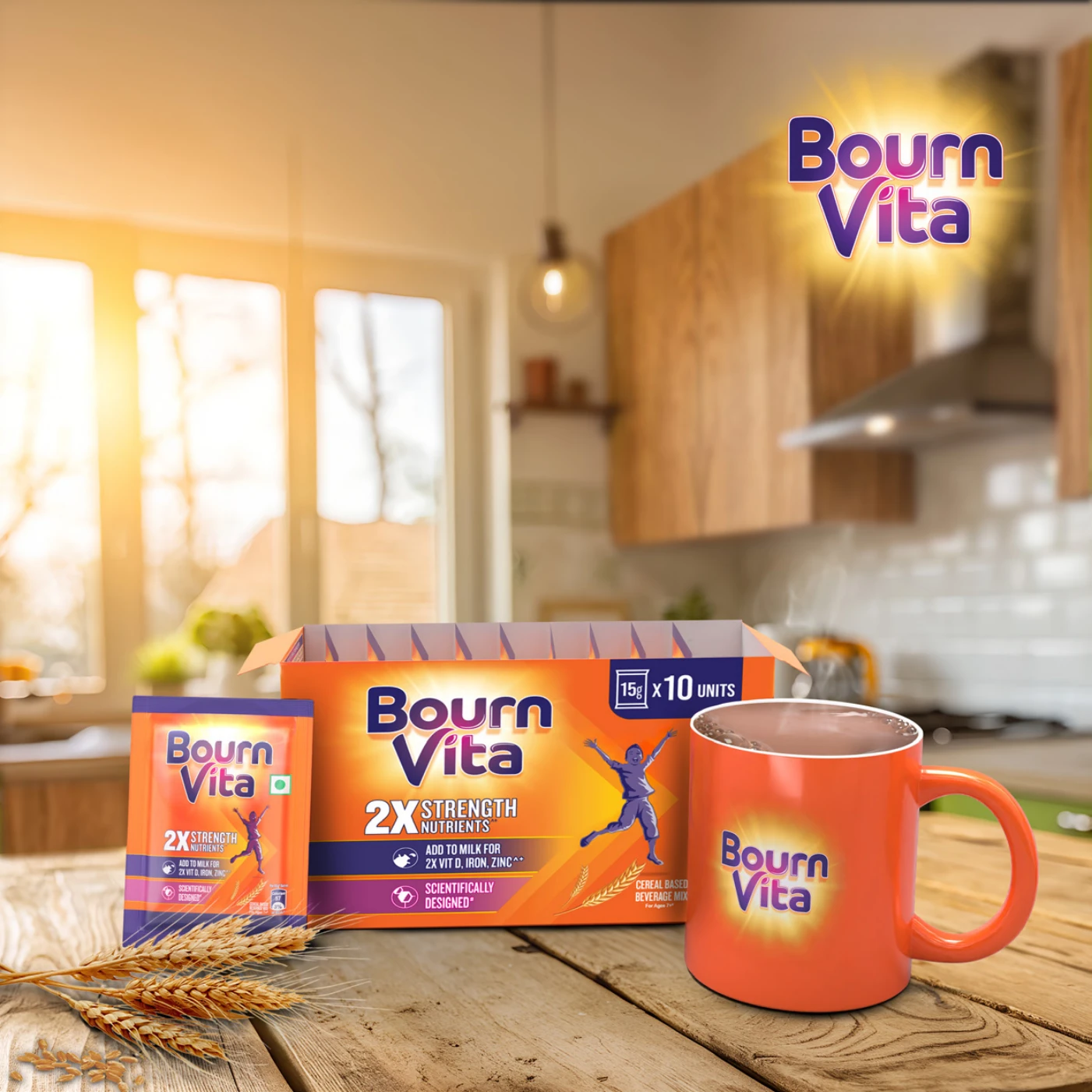 Appetite appeal: a warm Bournvita serving moment