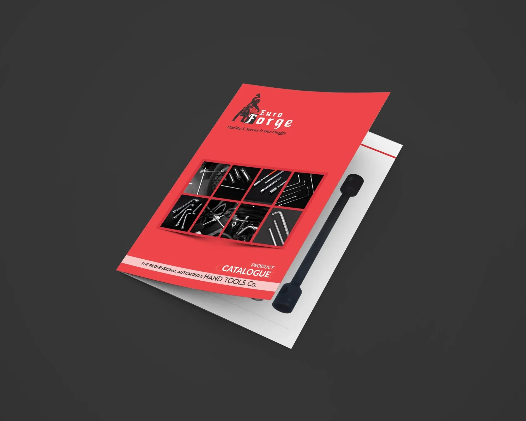 Catalogue design for Euro Forge professional automobile hand tools