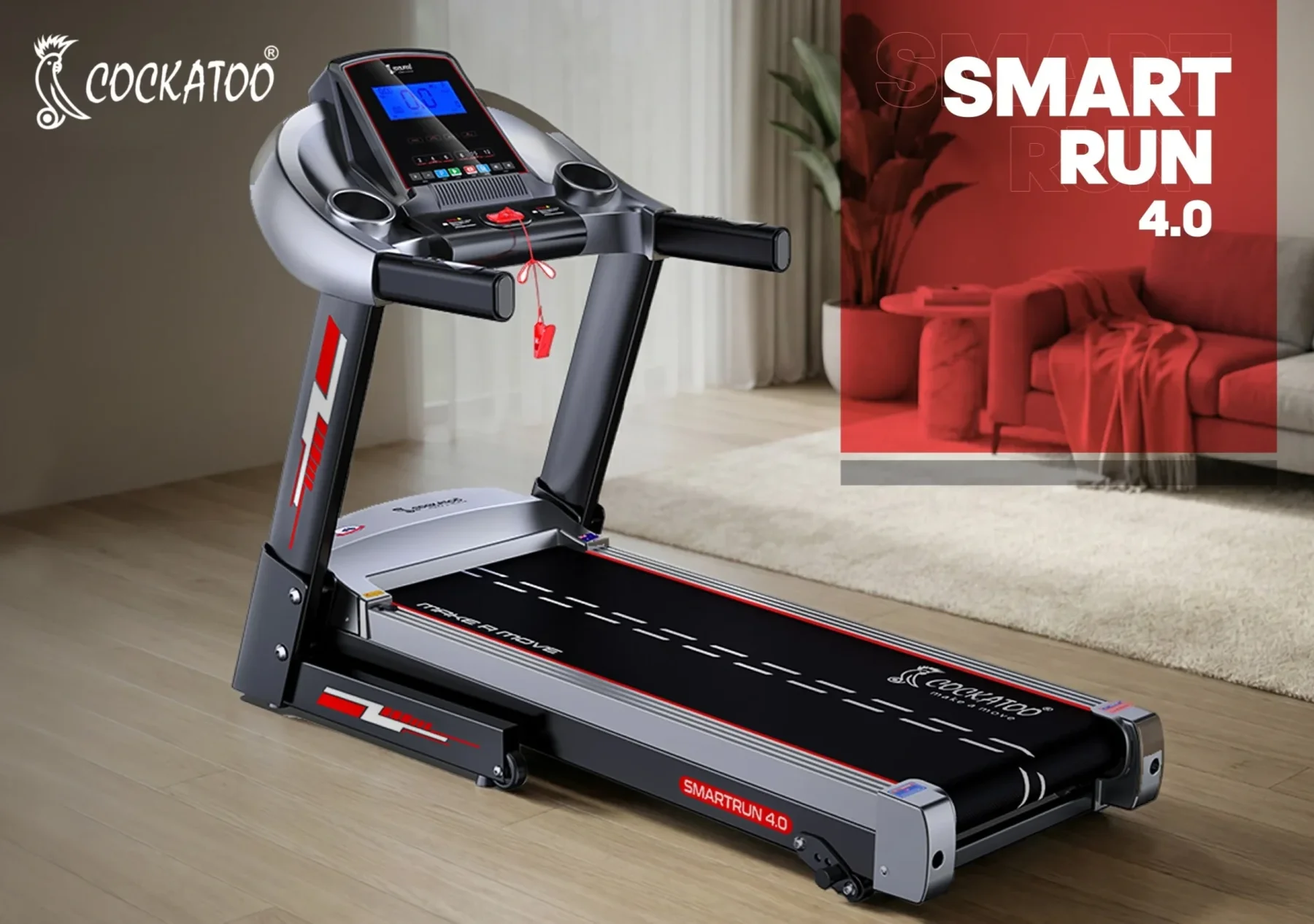 Amazon listing design for Cockatoo SmartRun 4.0 treadmill