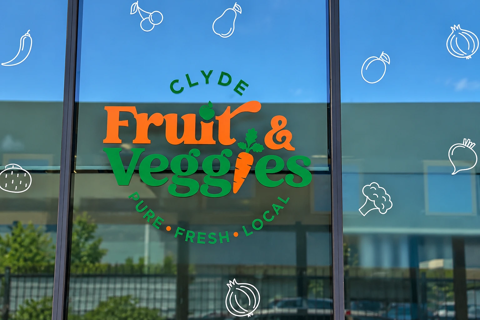 Brand Detail · Lettering and Produce Icons