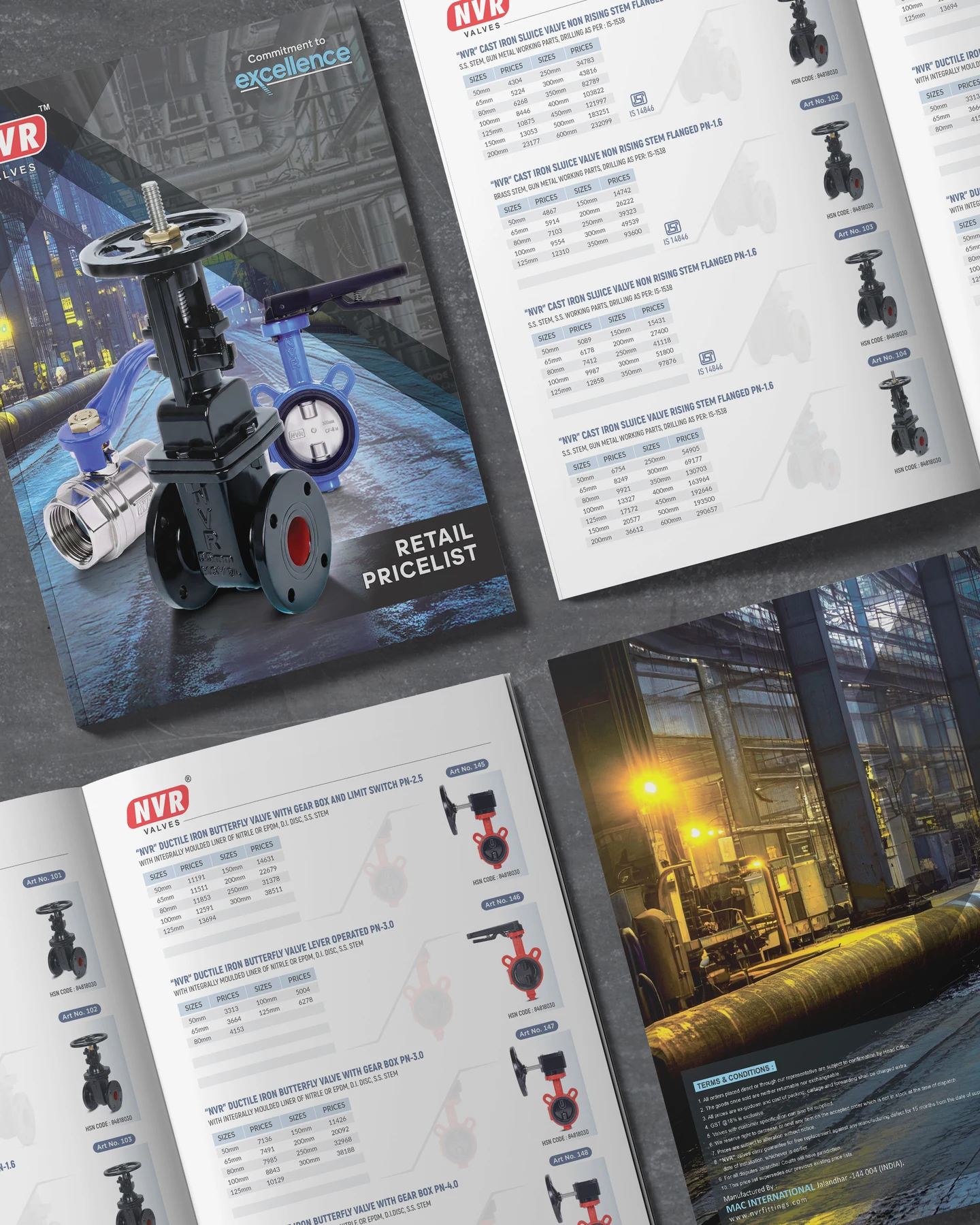 NVR catalogue print presentation
